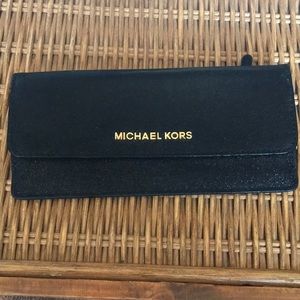 Michael Kors sparkle wallet clutch